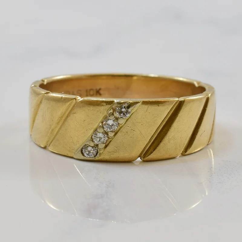Personalized Jewelry Sale – Unique Gifts At Low Prices Twisted Four Stone Diamond Ring | 0.08ctw | SZ 9.25 |