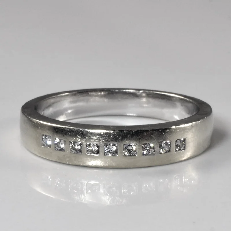 Unique Jewelry Designs Now At Discounted Rates Gypsy Set Diamond Band | 0.09ctw | SZ 7 |