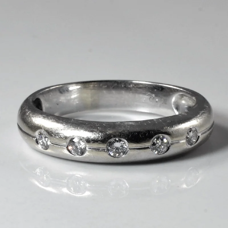 High-End Jewelry, Now More Affordable Than Ever Flush Set Diamond Band | 0.20ctw | SZ 9.25 |