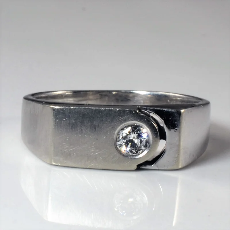 Exclusive Jewelry Offers – Shine For Less Gypsy Set Diamond Band | 0.23ct | SZ 9.75 |