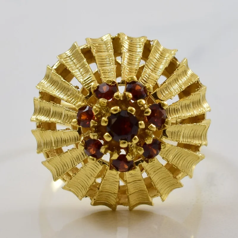 Once-A-Year Jewelry Deals – Shop Before They’Re Gone High Set Garnet Cocktail Ring | 0.33ctw | SZ 5 |