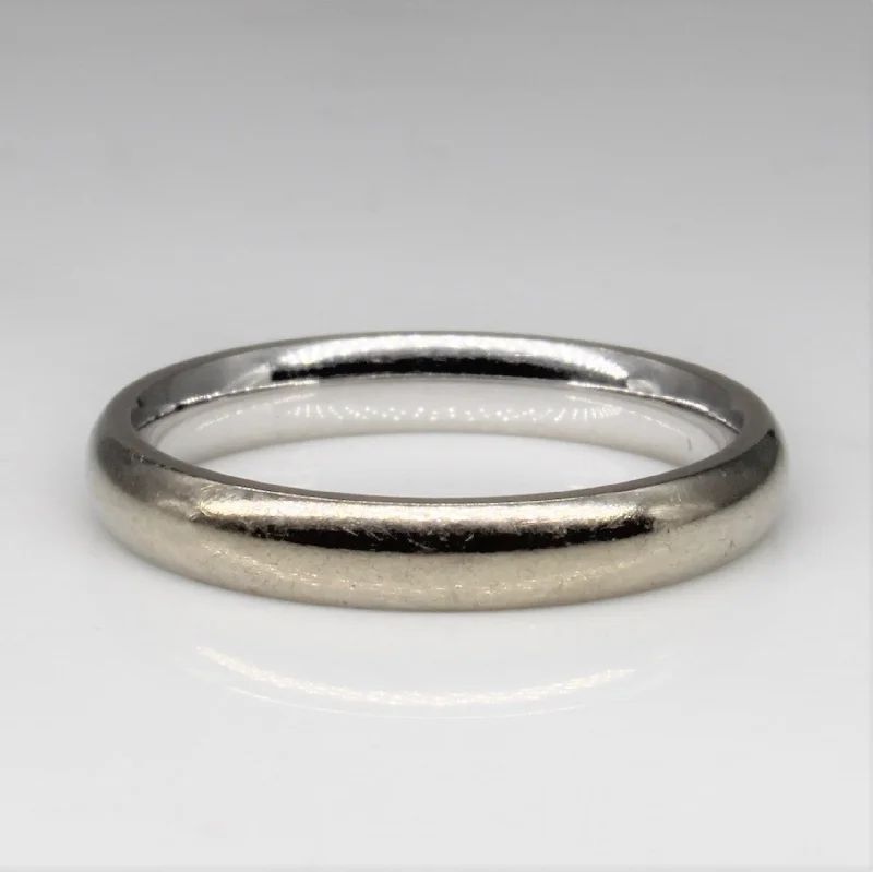 Best Jewelry Sale Prices – Limited-Time Offer White Gold Plain Band | SZ 6.5 |