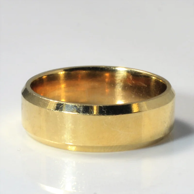 Once-A-Year Jewelry Deals – Shop Before They’Re Gone Bevelled Gold Band | SZ 6.5 |