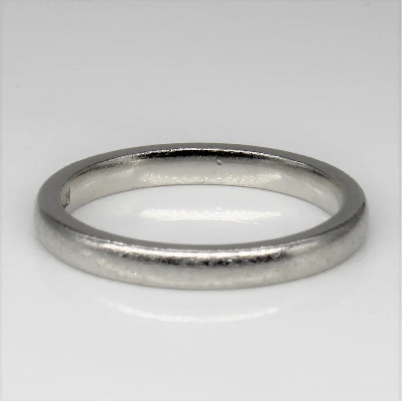 Elegant Jewelry, Affordable Luxury – Shop Now Classic Platinum Band | SZ 6.25 |