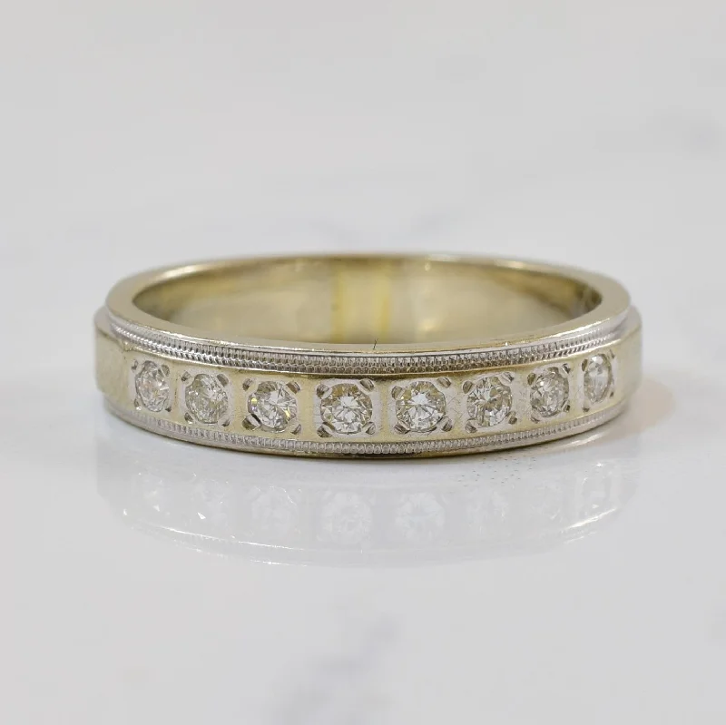 Flash Sale On Exquisite Jewelry – Don't Miss Out Milgrain Semi Eternity Band | 0.15ctw | SZ 5.75 |