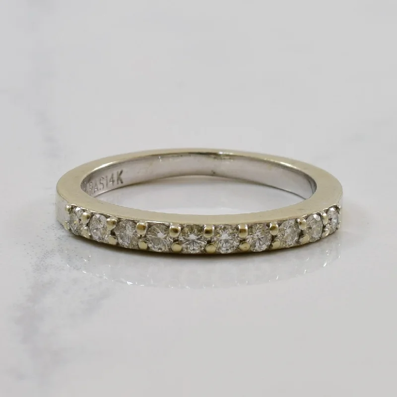 Affordable Luxury Jewelry For Every Occasion Semi Eternity Diamond Band | 0.20ctw | SZ 5 |