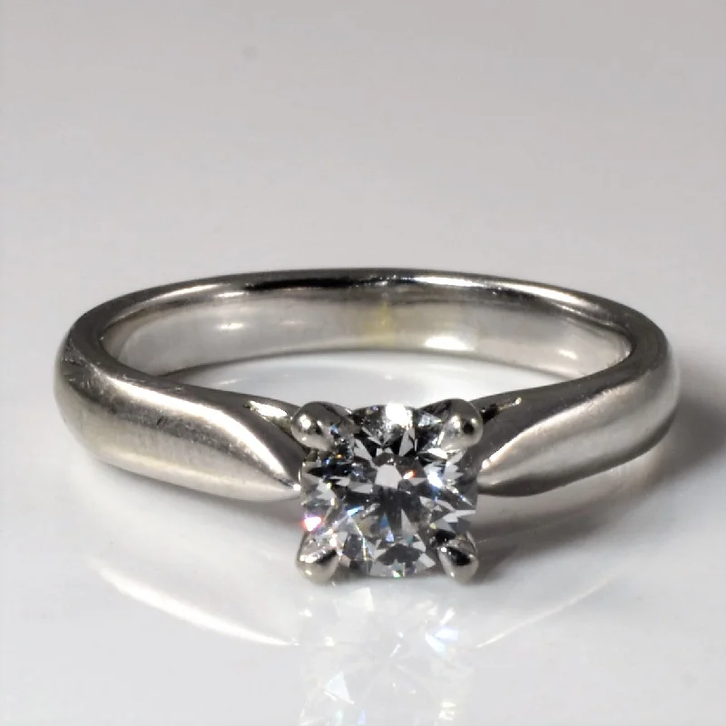Exclusive Gemstone Jewelry At Special Prices GIA Certified Diamond Solitaire Engagement Ring | 0.40ct SI2 F Ex | SZ 4 |