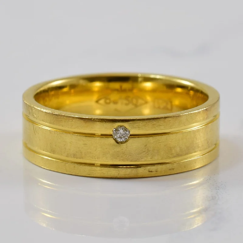 Sparkle For Less – Shop Our Limited-Time Jewelry Deals Wide Groove Diamond Band | 0.02ct | SZ 6.75 |
