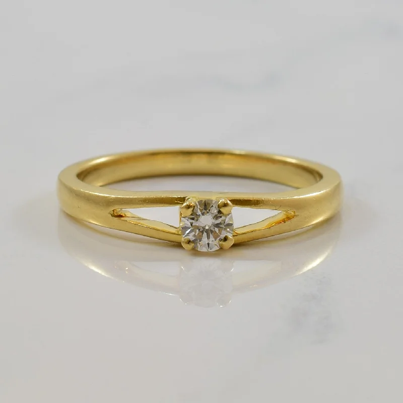Flash Jewelry Sale – Get Stunning Pieces At Low Prices Split Shank Solitaire Diamond Ring | 0.15ct | SZ 7 |
