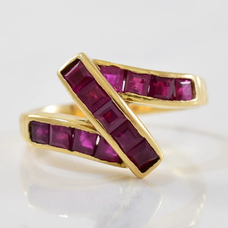 Exclusive Gemstone Jewelry Markdowns – Shop Now Ruby Zig Zag Ring | 1.00ctw | SZ 6 |