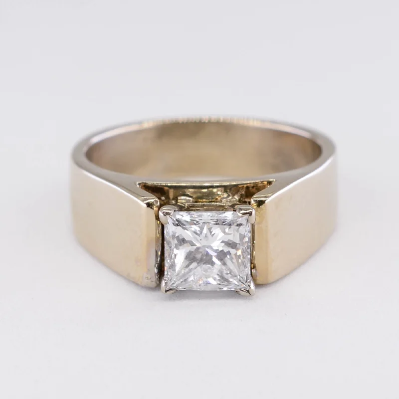 Seasonal Jewelry Clearance – Best Styles At The Lowest Prices Low Profile Tapered Princess Diamond Engagement Ring | 1.15ct | SZ 6.5 |