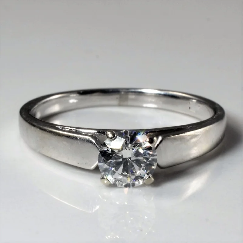 Trending Jewelry Now Available At Exclusive Prices Tapered Solitaire Diamond Ring | 0.54ct | SZ 7.5 |