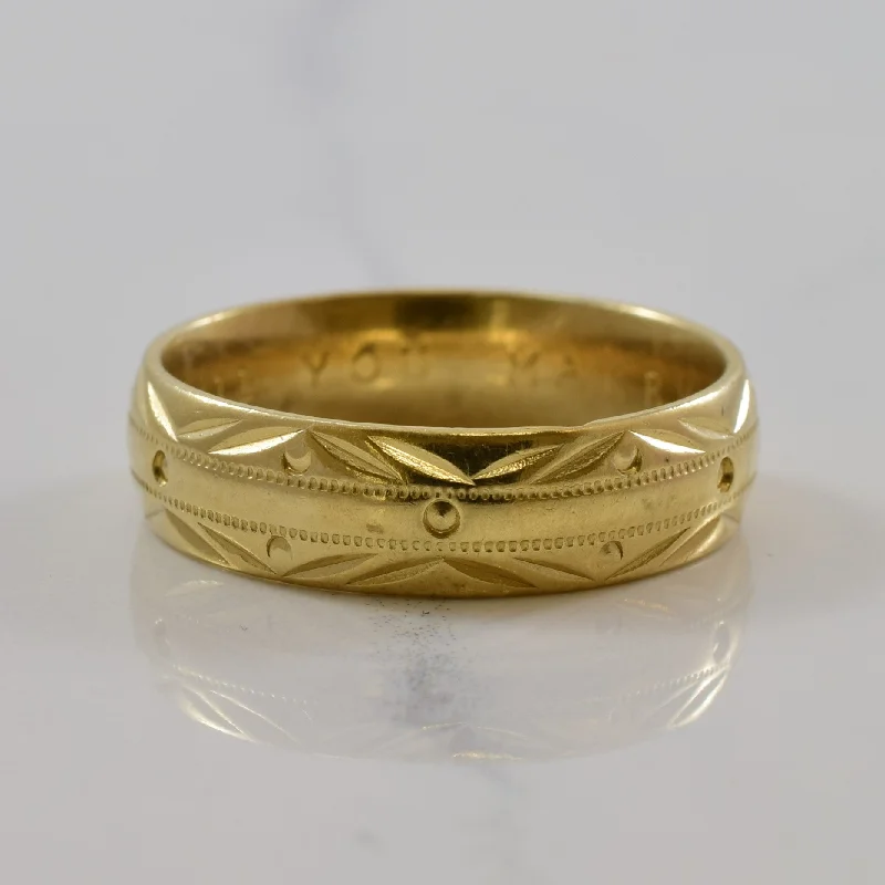 The Biggest Jewelry Sale Of The Year Is Here Textured Gold Band | SZ 10 |