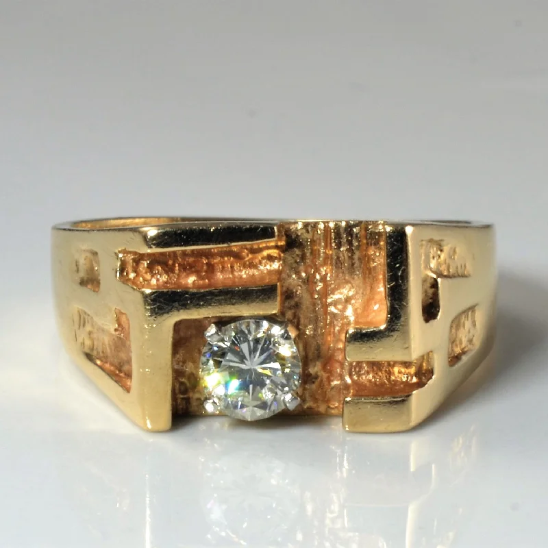 Elegant Jewelry At Unbeatable Prices – Shop Today Geometric Solitaire Diamond Ring | 0.34ct | SZ 9.25 |