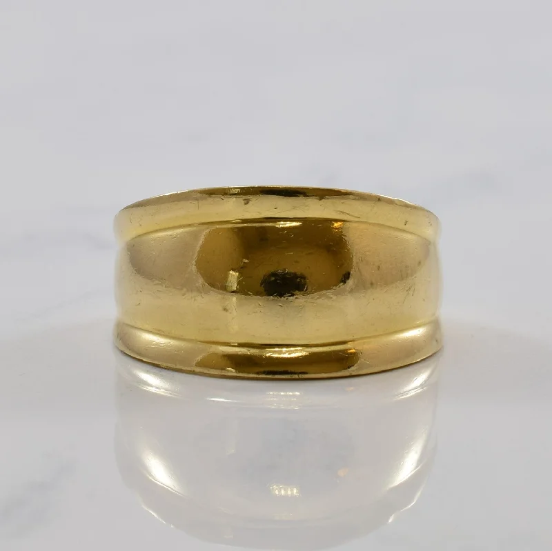 Jewelry Deals That Sparkle – Shop Today Tapered Grooved Wide Ring | SZ 9 |