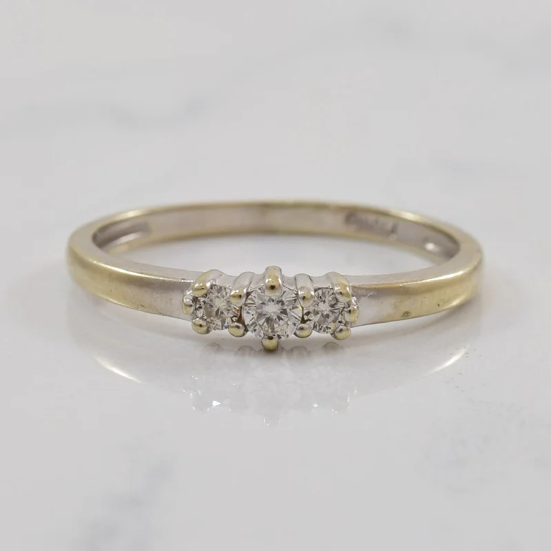 Seasonal Jewelry Deals – Elevate Your Style Three Stone Diamond Ring | 0.10ctw | SZ 6.5 |