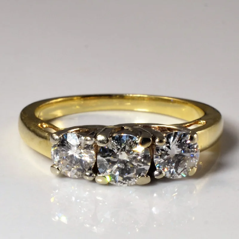 Elegant Jewelry At Unbeatable Offers – Shop Before It's Gone Three Stone Diamond Engagement Ring | 1.07ctw | SZ 6 |