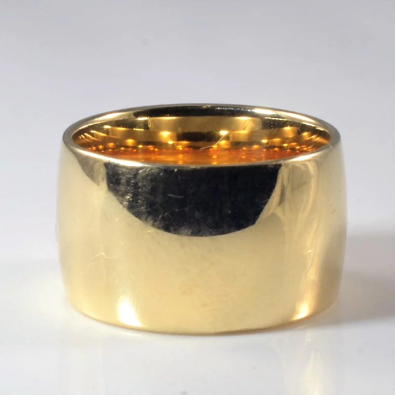 Stunning Statement Jewelry, Unbeatable Discounts 12mm Cigar Band | SZ 7 |