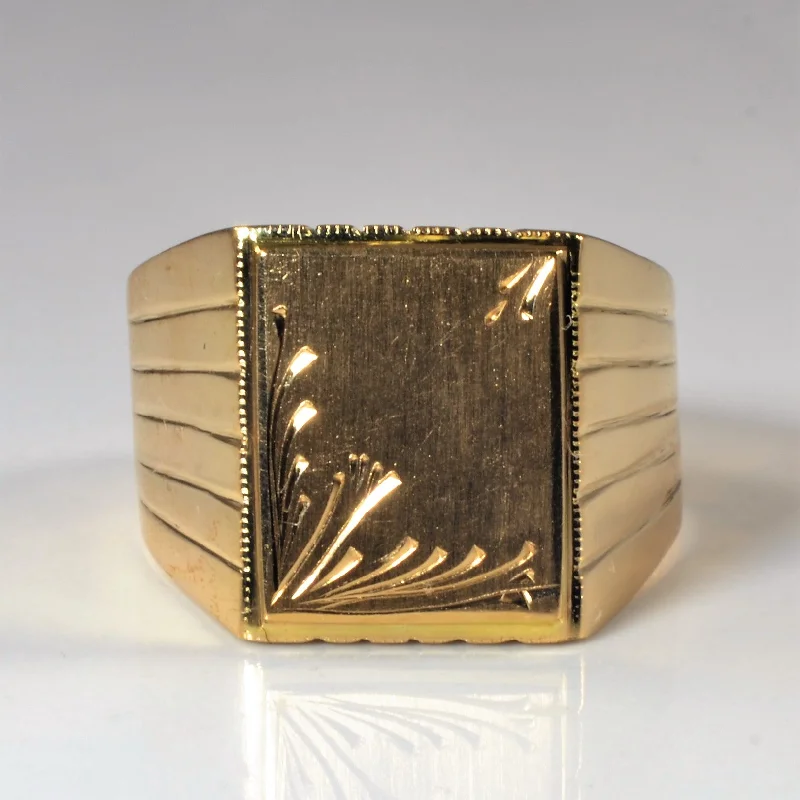 Sparkle For Less – Shop Our Limited-Time Jewelry Deals Large Signet Ring | SZ 11.75 |