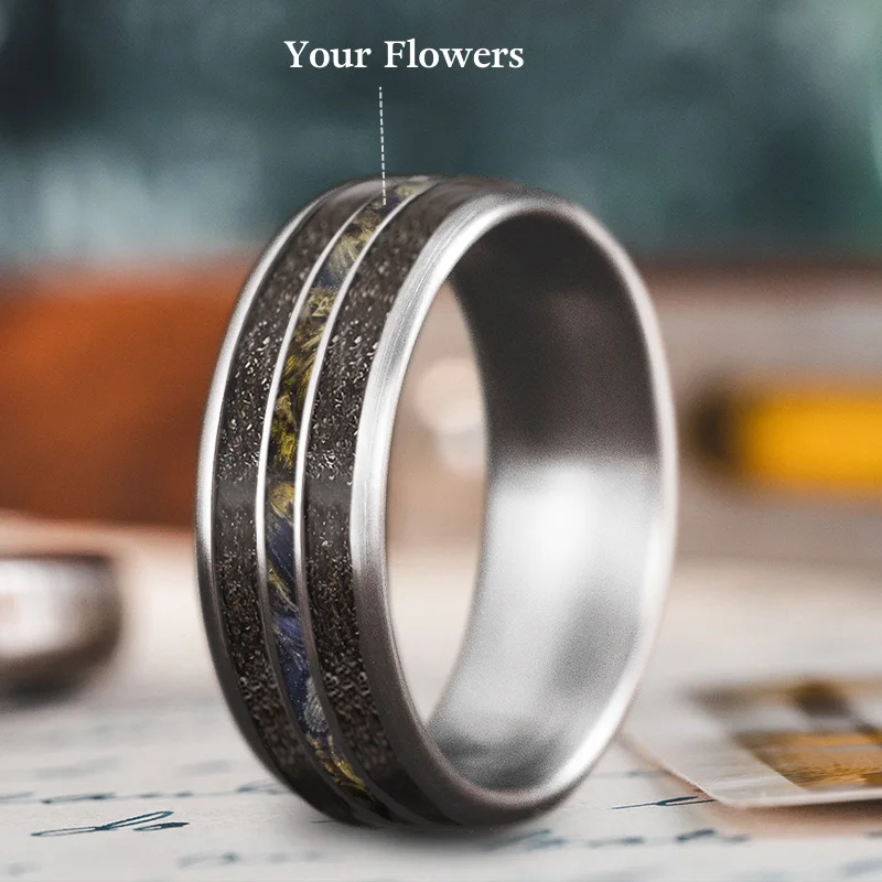 Seasonal Jewelry Deals – Elevate Your Style Custom Design - 3-Inlay Narrow Center kDukhHVr44Jn3582CeVsH4VZ