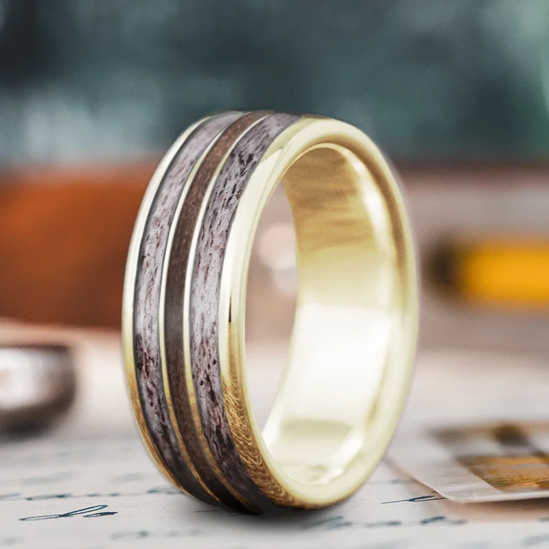 Handcrafted Jewelry Sale – Unique Designs At Low Prices Custom Design - 3-Inlay Narrow Center kjkV4uGAwPTzUireVj3iiF00
