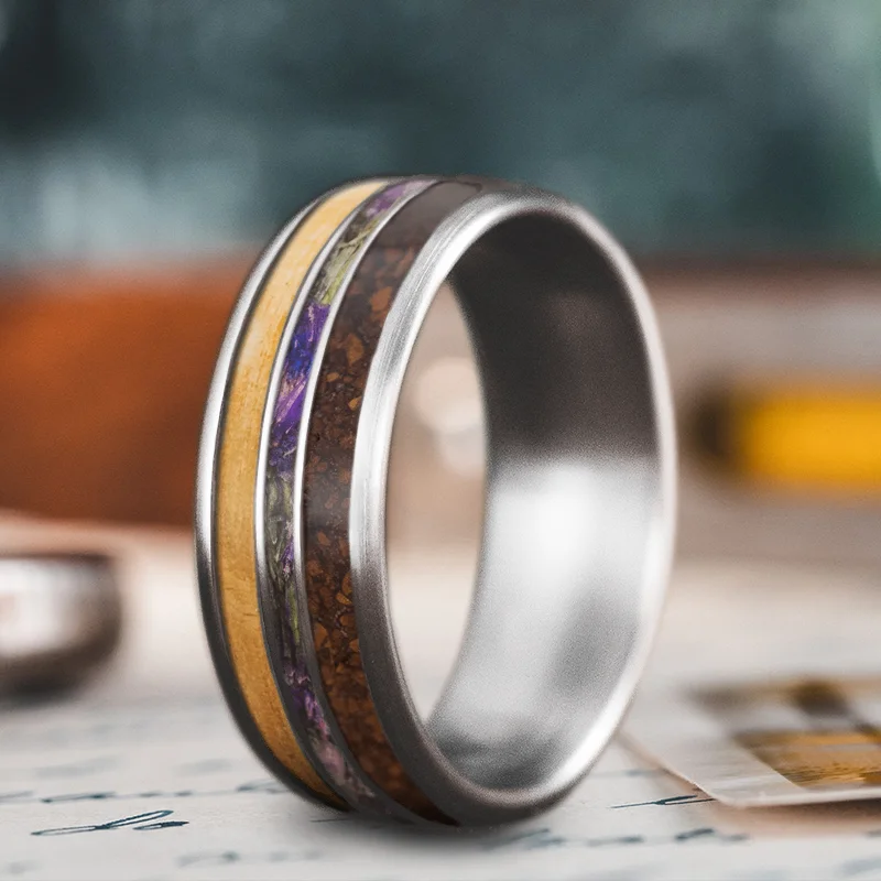 Don't Miss Our Biggest Jewelry Sale Of The Season Custom Design - 3-Inlay Narrow Center leWDWYzcsUmendWpia3WjZIx