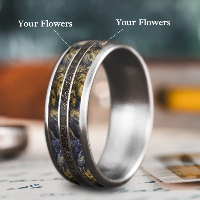 Limited-Time Jewelry Sale – Don't Miss These Deals Custom Design - 3-Inlay Narrow Center M5vTFCuitgzxJRLZqf8agdYV