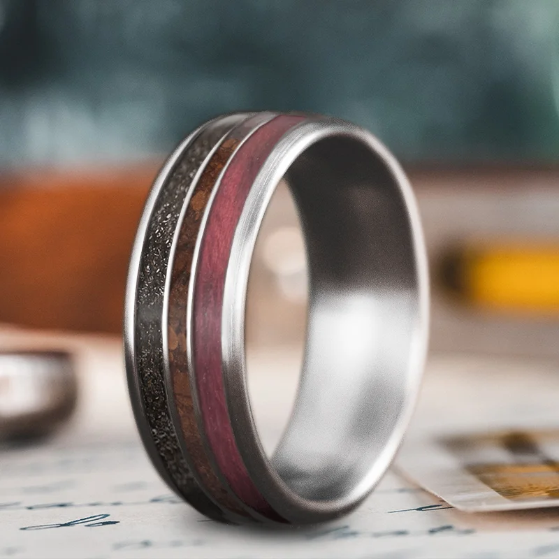 Buy More, Save More – Special Jewelry Discounts Custom Design - 3-Inlay Narrow Center N2gx74n3B_30qMb8Eh8wZQMO
