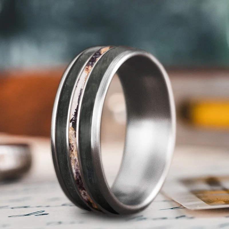Best Jewelry Deals – Shop Premium Pieces At Great Prices Custom Design - 3-Inlay Narrow Center O3k06sk8hWlJd810MpbyI5lY