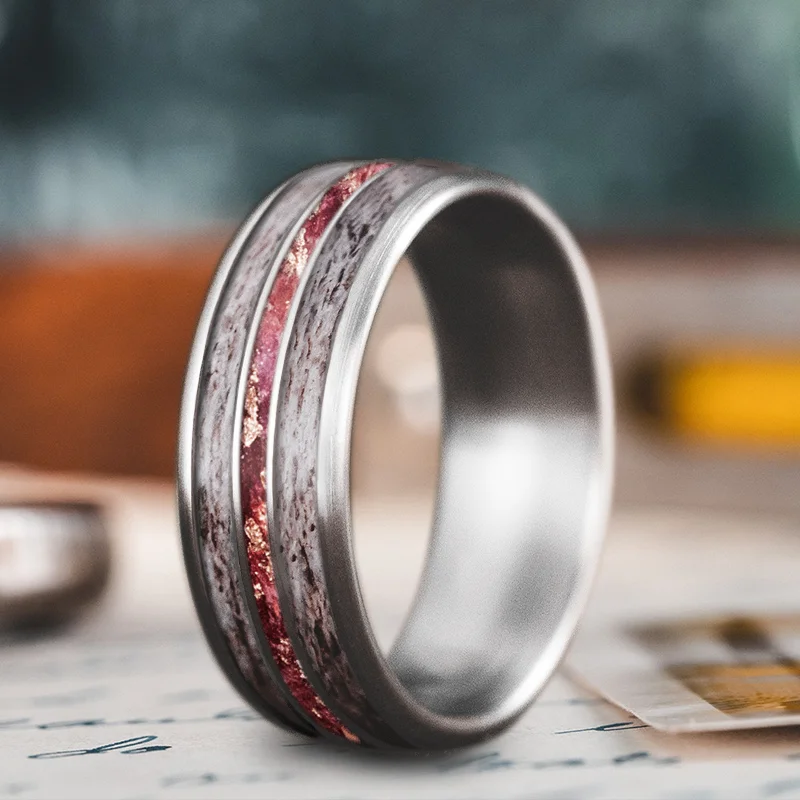 Timeless Beauty, Unbeatable Deals – Jewelry Sale On Custom Design - 3-Inlay Narrow Center oFqd8FuWyjUhBZhGPwp-JTfx