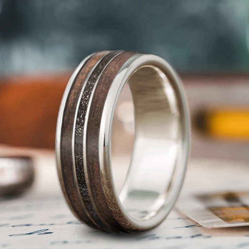 Don't Miss Out On Jaw-Dropping Jewelry Discounts Custom Design - 3-Inlay Narrow Center pdo6lvVeWndv0vavXFwiIq8N