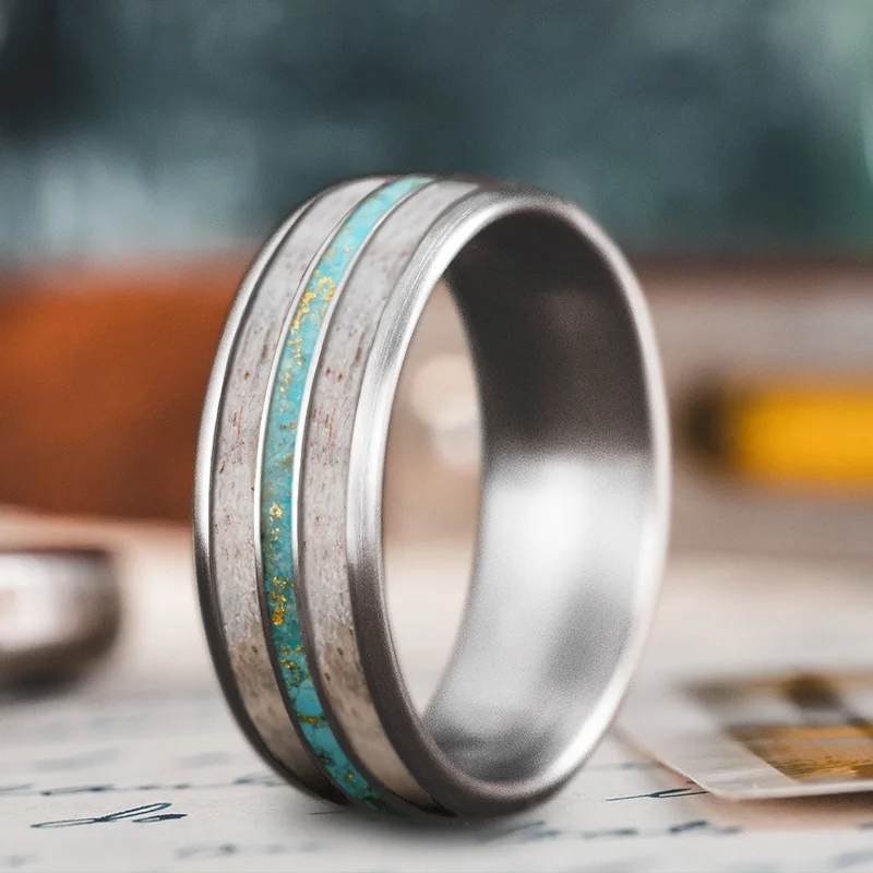 Classic And Modern Jewelry Styles On Sale Custom Design - 3-Inlay Narrow Center pkXiw8EbArXum9kbY6NYWa2F