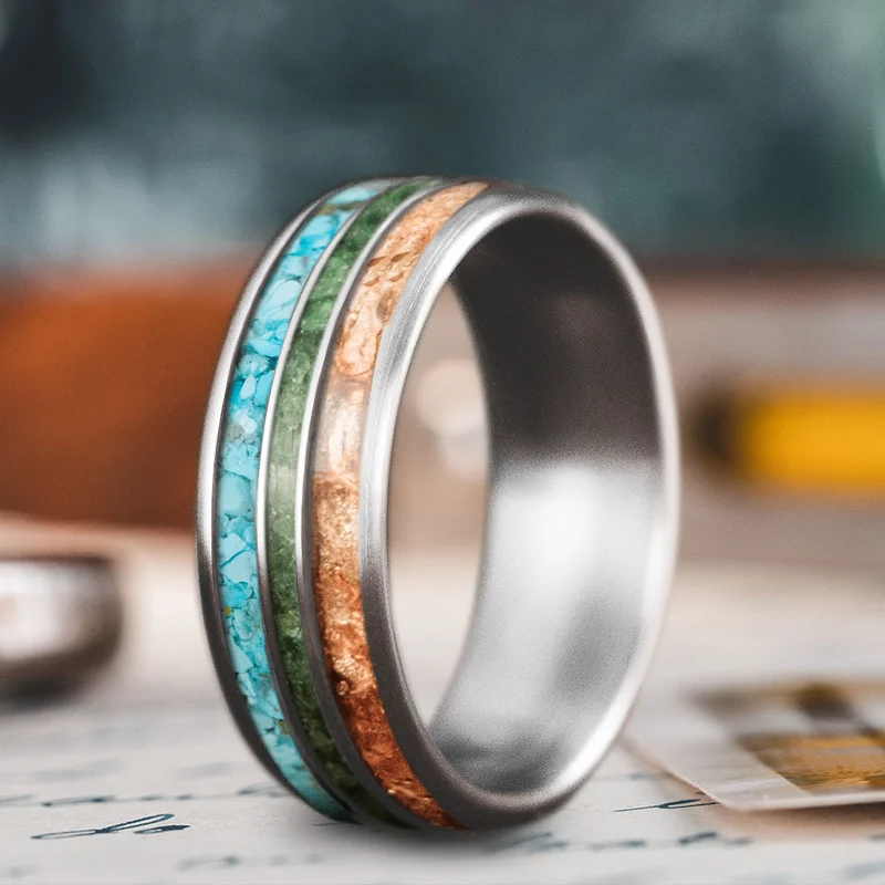 Sparkle On A Budget – Fine Jewelry For Less Custom Design - 3-Inlay Narrow Center PwrIl5uiTKV-l-JTMPt_MVuH