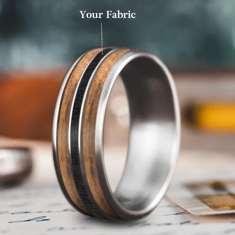 Stunning Statement Jewelry, Unbeatable Discounts Custom Design - 3-Inlay Narrow Center qu50fgK7JezckY_MWEtET7B5