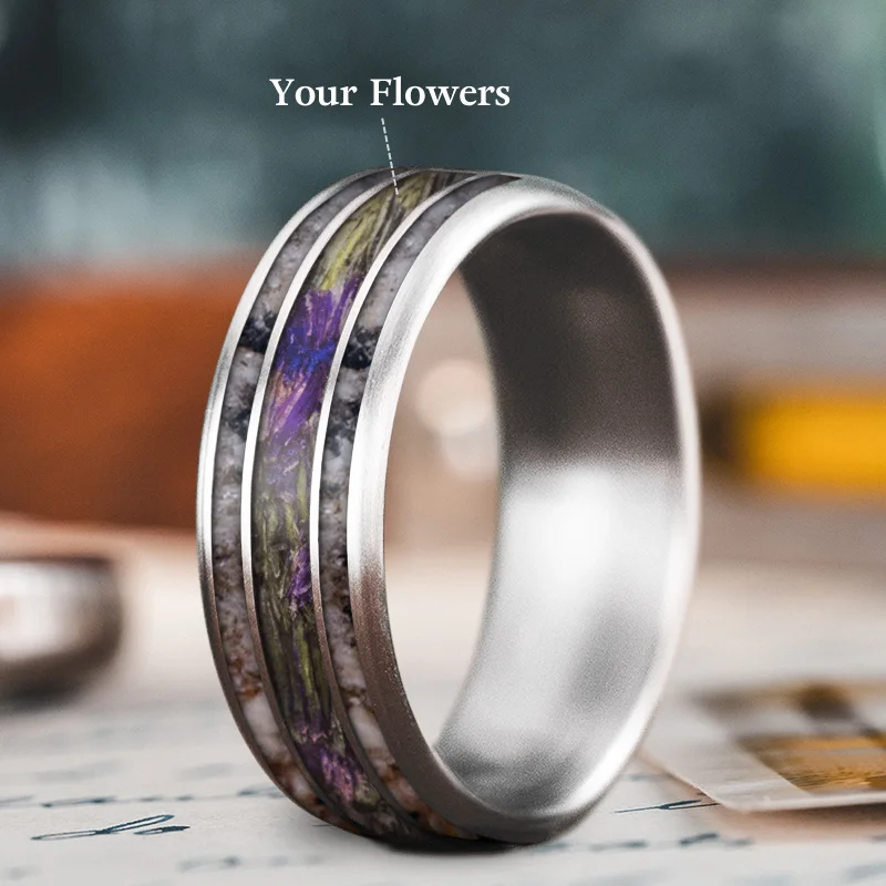 Luxury Meets Affordability – Jewelry Sale Now Live Custom Design - 3-Inlay Wide Center Ring A7kx1xZpQrUlM0oCF7Pmrd4k