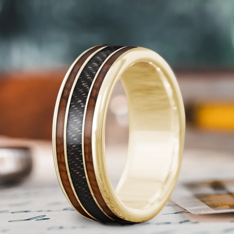 Affordable Elegance – Special Jewelry Sale Now Live Custom Design - 3-Inlay Wide Center Ring Db0AdDRH1F2w4-deu2JY66TQ