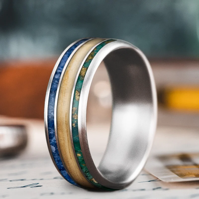 Chic And Stylish Jewelry At Discounted Prices Custom Design - 3-Inlay Wide Center Ring FSsznZpr_ffq0GfCreeaCwfO Chic And Stylish Jewelry At Discounted Prices Custom Design - 3-Inlay Wide Center Ring FSsznZpr_ffq0GfCreeaCwfO