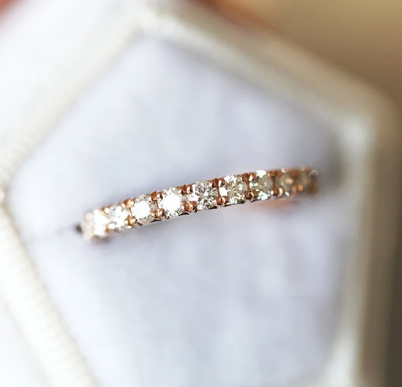 Sparkle More For Less – Jewelry Sale Happening Now Full Eternity White Diamond Wedding Band