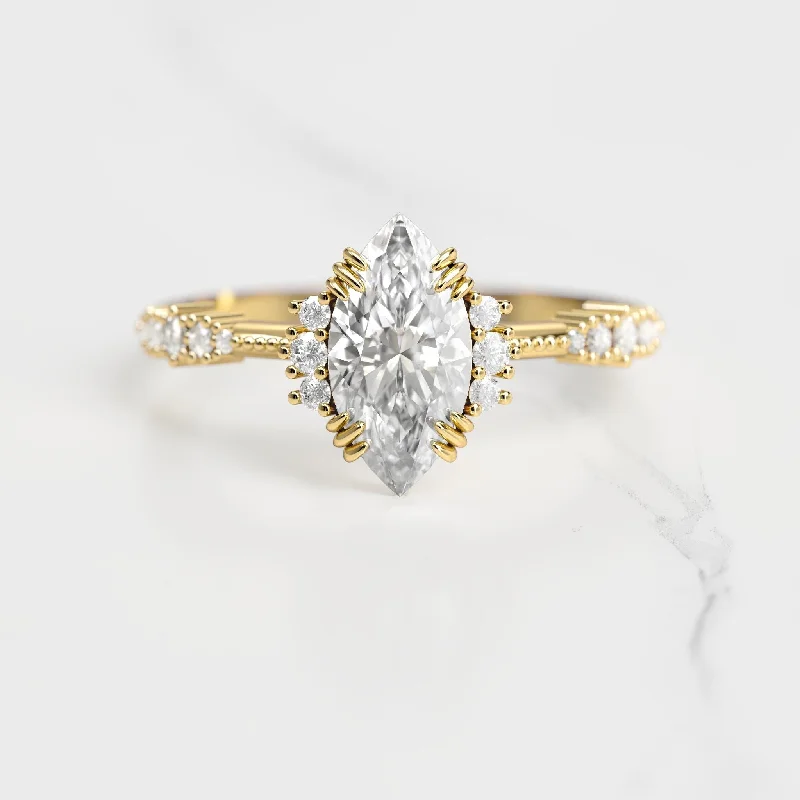 The Perfect Jewelry Piece At The Perfect Discount Marquise Cluster Diamond Ring