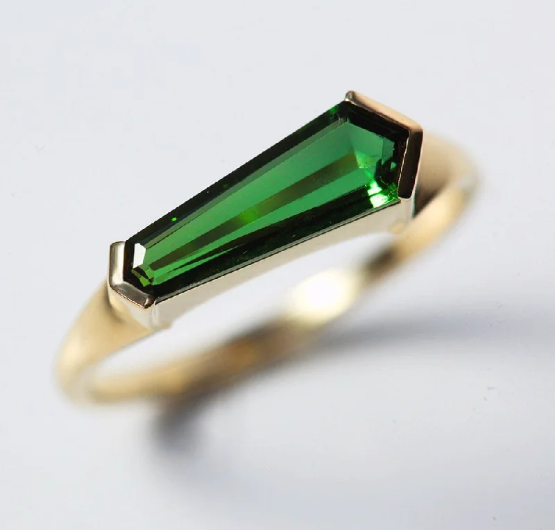 Affordable Glamour – Premium Jewelry For Less Gianna Modern Green Tourmaline Shield Ring Affordable Glamour – Premium Jewelry For Less Gianna Modern Green Tourmaline Shield Ring
