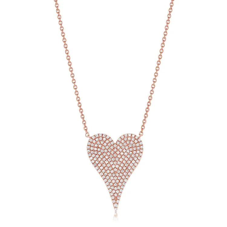 Sparkle On A Budget – Fine Jewelry For Less 14k Gold & Diamond Heart Necklace