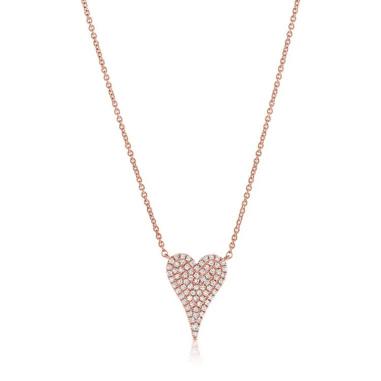 Upgrade Your Jewelry Collection For Less 14k Gold & Diamond Heart Necklace