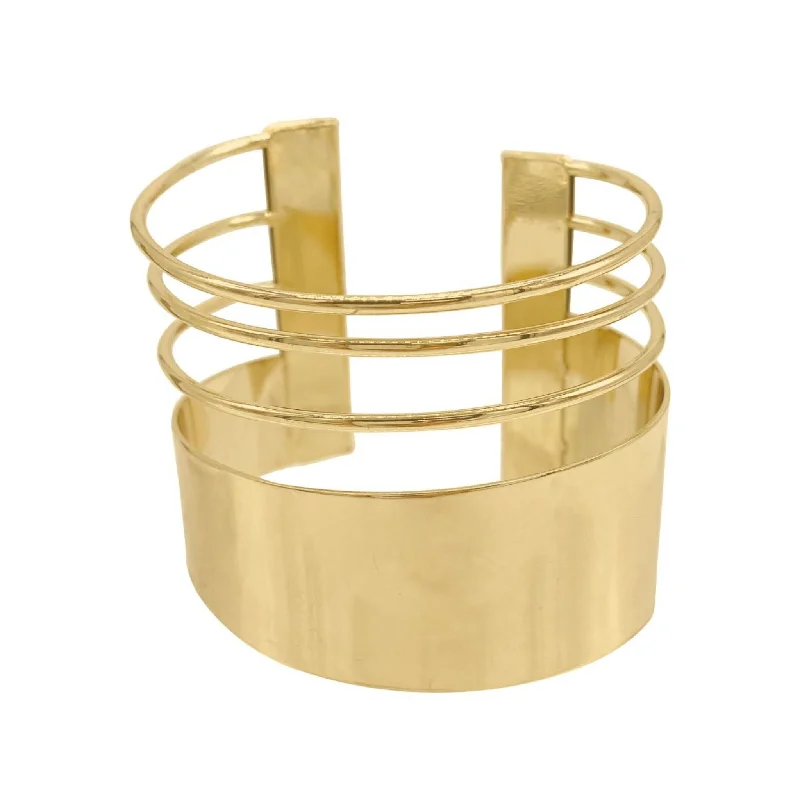 Don't Miss Out On Bestselling Jewelry At Special Prices 14k Gold Plated Multi Strand Tall Cuff Bracelet Don't Miss Out On Bestselling Jewelry At Special Prices 14k Gold Plated Multi Strand Tall Cuff Bracelet