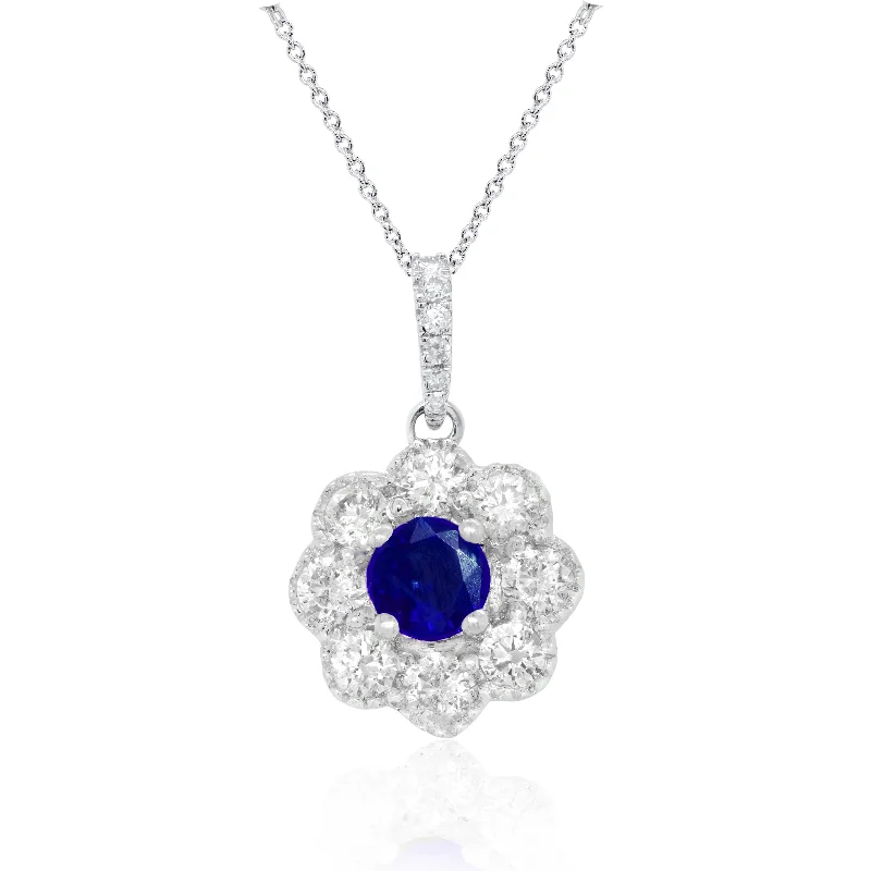 Your Perfect Accessory Now At The Best Price 14K White Gold 0.27ct Diamond Necklace