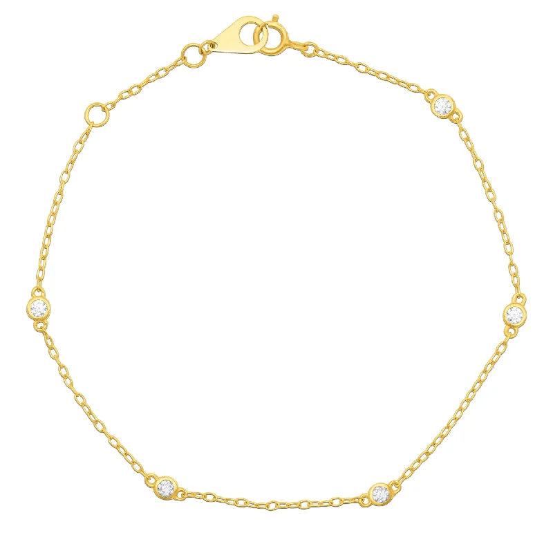 Elegant Jewelry At Unbeatable Prices – Shop Today 14k Yellow Gold Station Diamond Bracelet Elegant Jewelry At Unbeatable Prices – Shop Today 14k Yellow Gold Station Diamond Bracelet