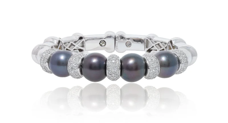 Flash Deals On Fine Jewelry – Shop Before It's Gone 18 kt white gold diamond and pearl cuff Flash Deals On Fine Jewelry – Shop Before It's Gone 18 kt white gold diamond and pearl cuff