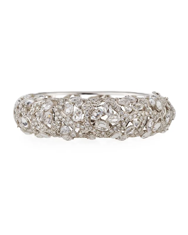 Unique Jewelry For Less – Shop The Sale Now 18 kt white gold diamond and sapphire bangle Unique Jewelry For Less – Shop The Sale Now 18 kt white gold diamond and sapphire bangle