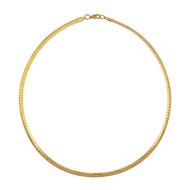 Best-Selling Jewelry Now Available At Special Deals 18k Gold Omega Necklace