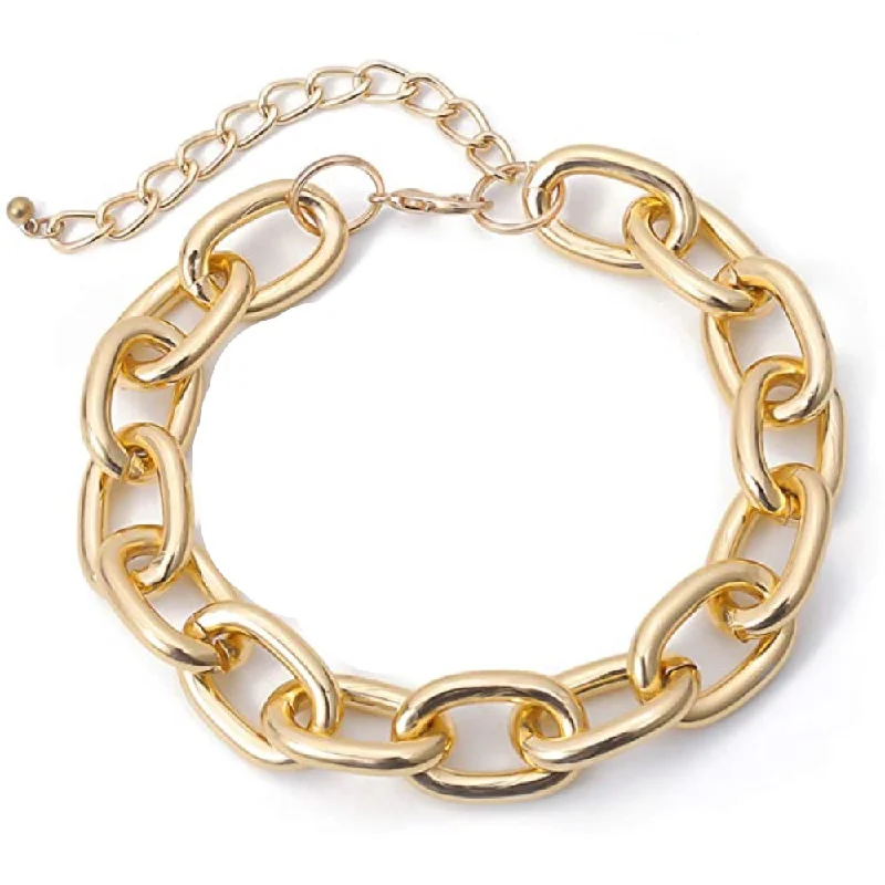 Exclusive Jewelry Discounts – Shop Now For Savings 18k Gold Polished Bold Necklace