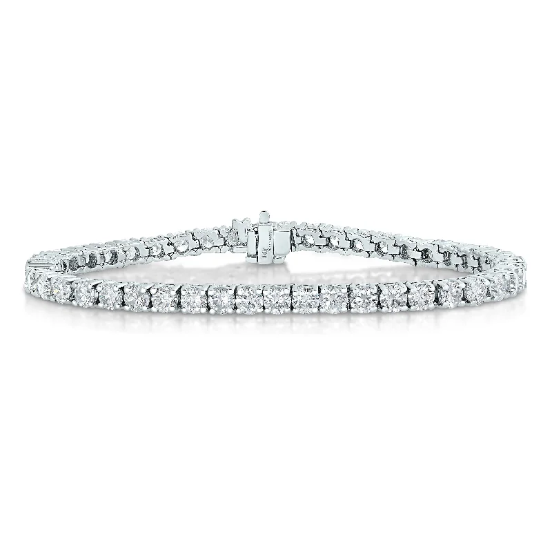 Timeless Beauty, Unbeatable Deals – Jewelry Sale On 5 cttw I1-I2 Clarity Diamond Bracelet 14K White Gold Tennis Round Prong 7 Inches